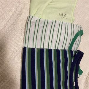 10$ for all three of these green XS pacsun shirts together!